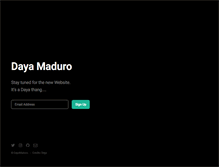 Tablet Screenshot of dayamaduro.com